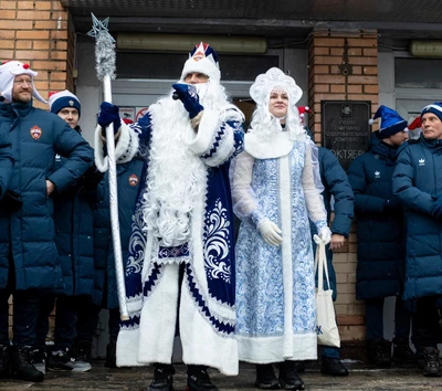 Новогодний праздник в Академии ПФК ЦСКА